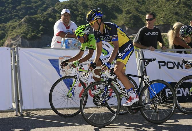 Alberto Contador finished 48 seconds behind the stage winner