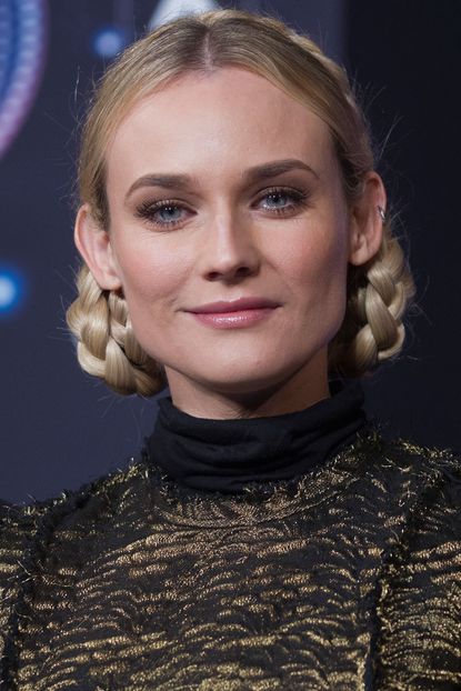 Diane Kruger Christmas lights Paris