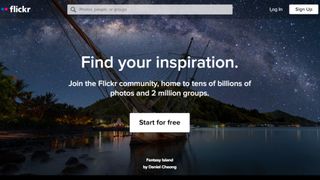 Flickr website screenshot