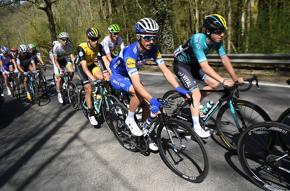 Julian Alaphilippe at Fleche Wallonne 2018