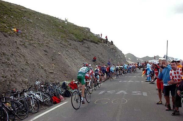 The fans lined the roads and the cyclists lined up. If you are not a mountain goat, it's a bad day in the office.