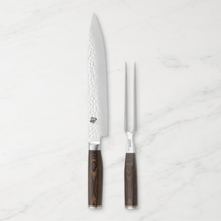 Shun Premier Carving Knife & Meat Fork Set