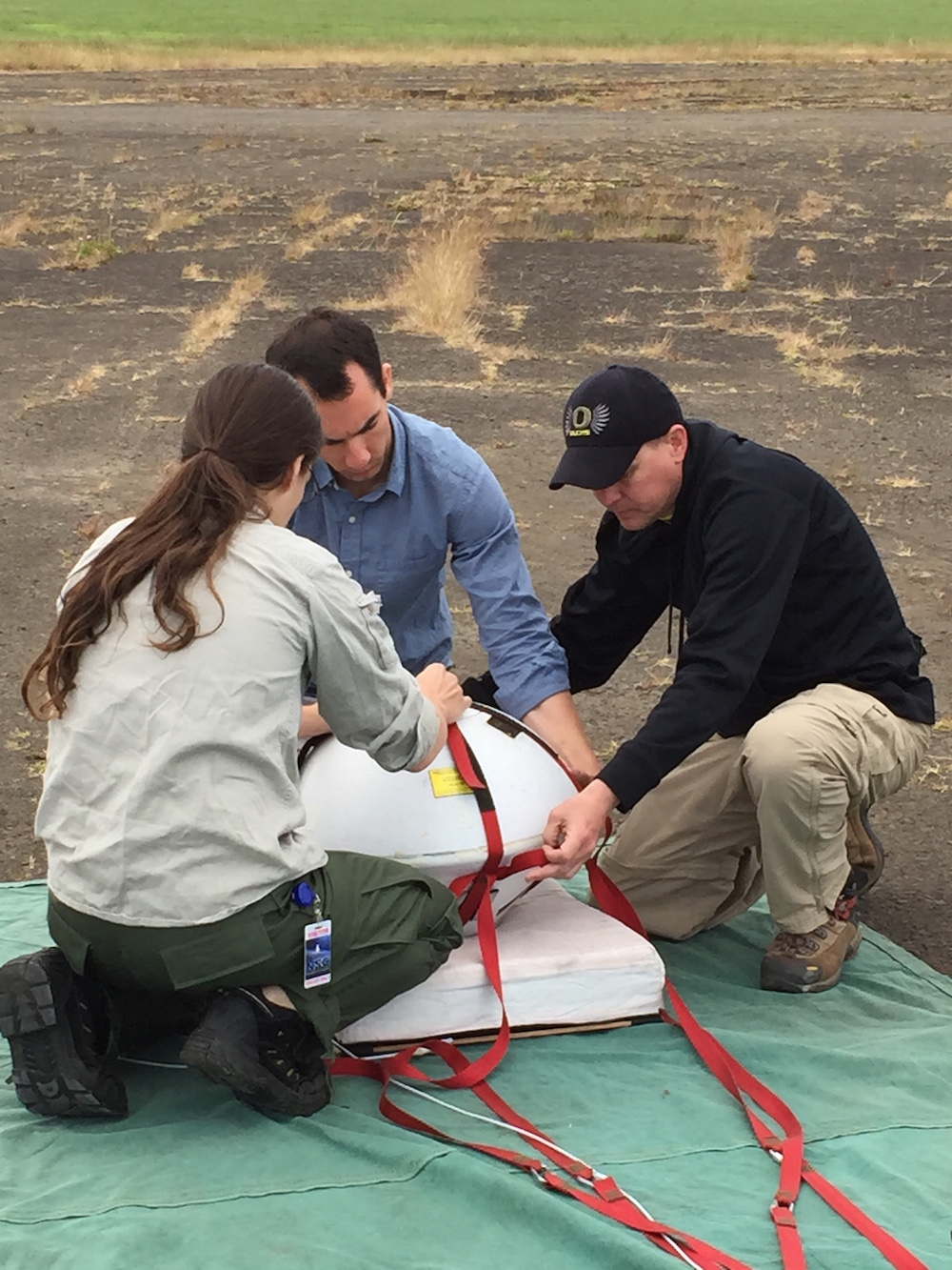 Terminal Velocity Aerospace Technicians Work on the RED-4U capsule