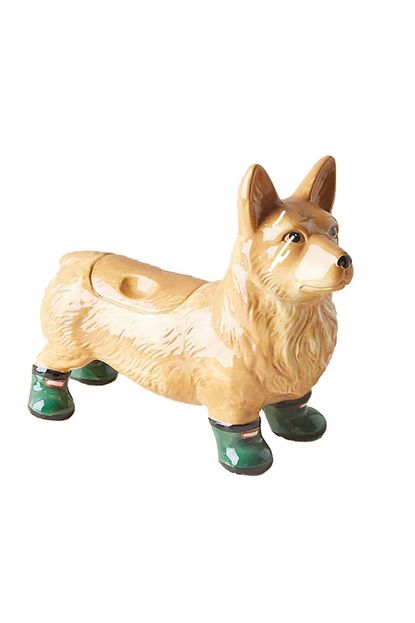 Dapper Dog Corgi Cookie Jar