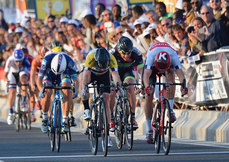 A photo finish between Kristoff and Cavendish on the final stage