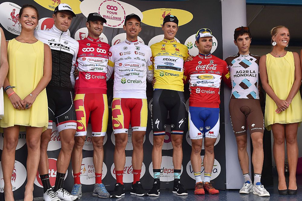 Niki Terpstra (Etixx-QuickStep) wins the yellow jersey at the Tour de Wallonie