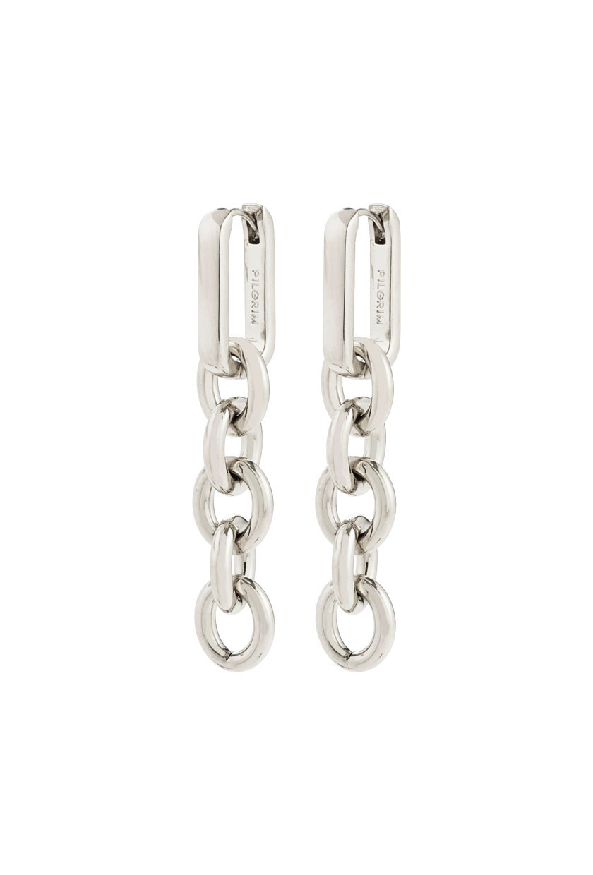 Phase Earrings Silver-Plated