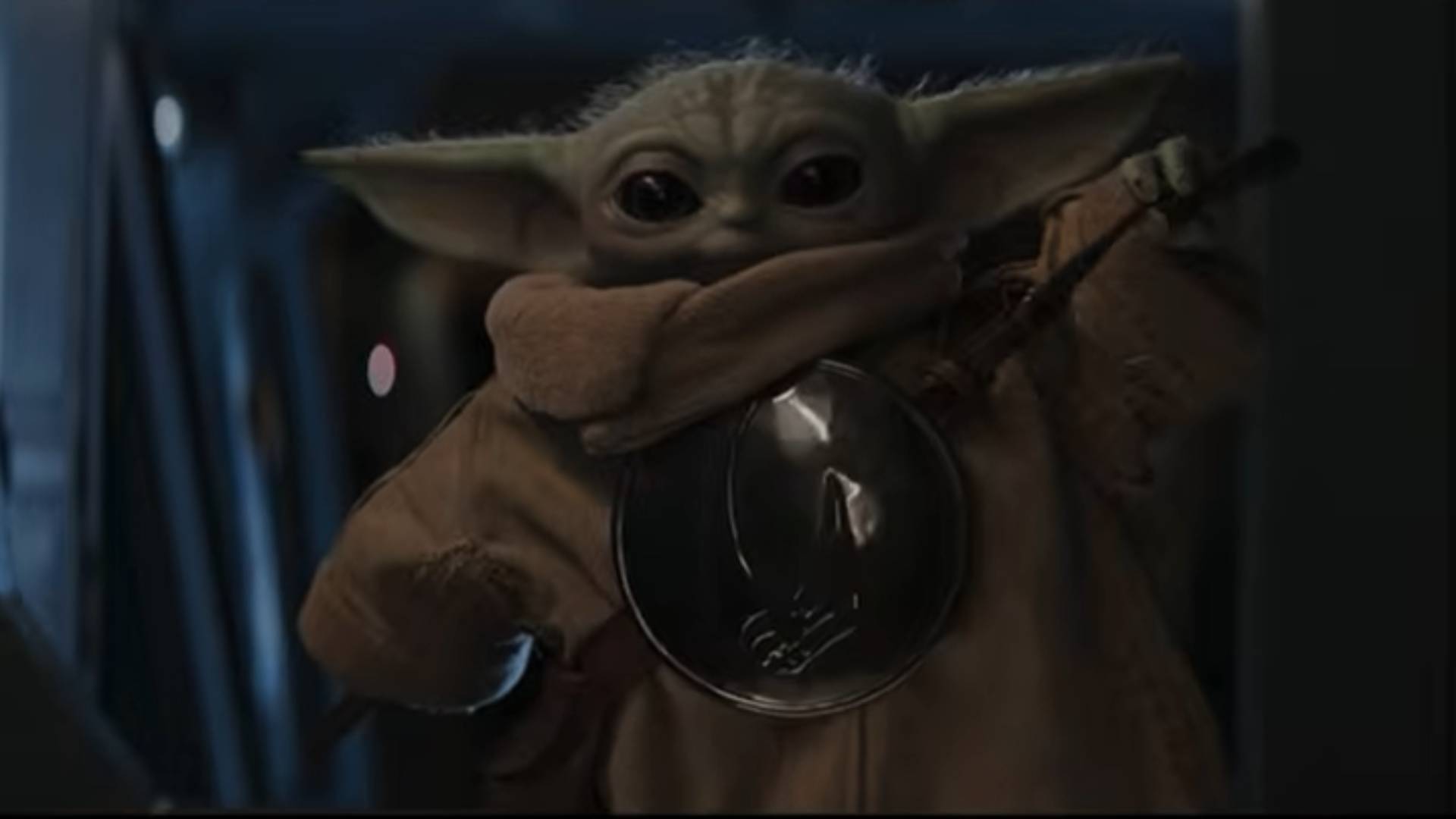 Grogu being painfully adorable in The Mandalorian and Grogu