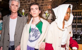 Vivienne Westwood A/W 2019 London Fashion Week backstage models