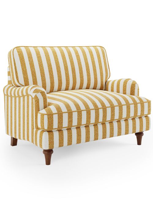 Beatrice Striped Boucle Snuggle Chair