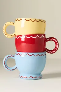 Anthropologie Stoneware Mug