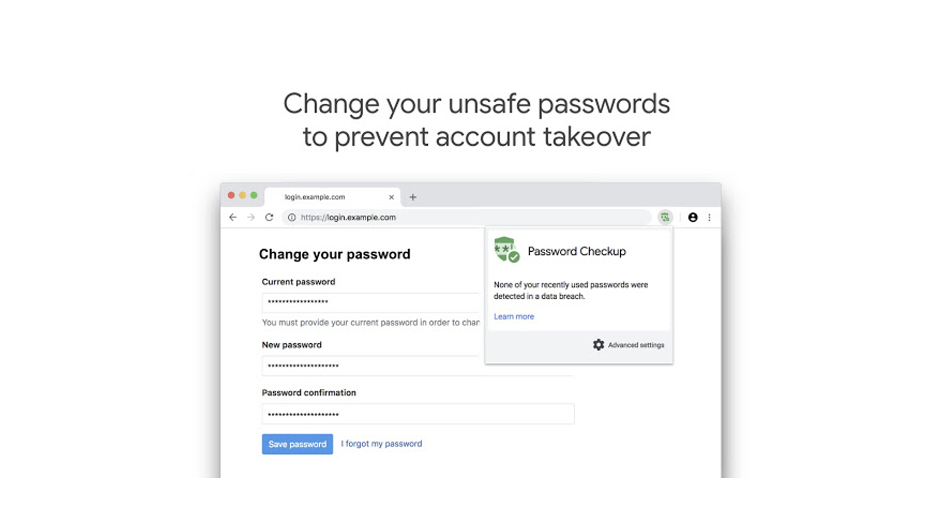manage my passwords google