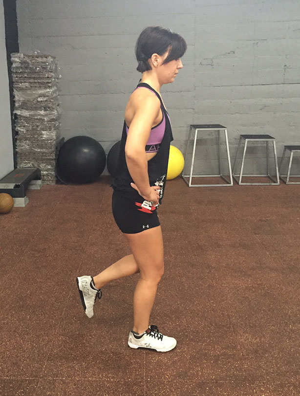 Forward to backward lunges