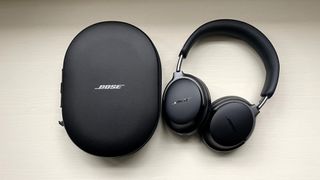 Bose QC Ultra headphones with carry case