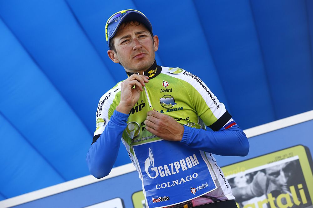 Sergey Firsanov (Gazprom-RusVelo) is the overall leader at Coppi e Bartali after stage 3