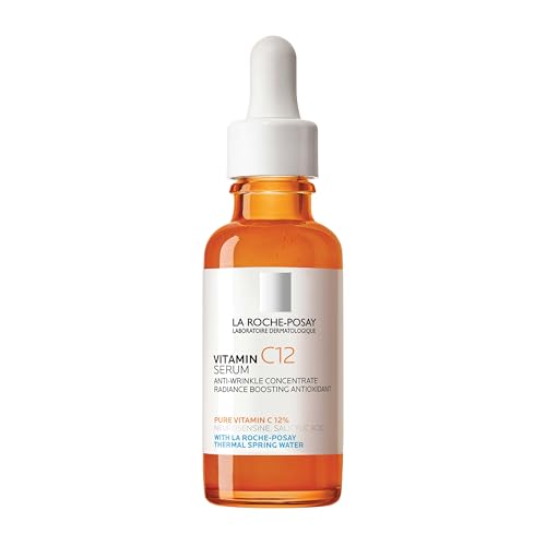 La Roche-Posay Pure Vitamin C Serum for Face With Hyaluronic Acid &amp;amp; Salicylic Acid, Hydrating &amp;amp; Brightening Serum, Boost Radiance &amp;amp; Reduce Wrinkles, Paraben Free