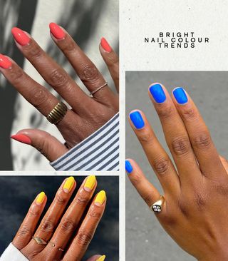 BRIGHT NAIL COLOUR TRENDS