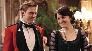 Dan Stevens as Matthew Crawley and Michelle Dockery as Lady Mary in Downton Abbey