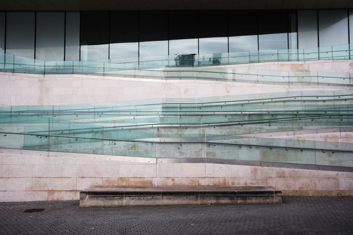 Steps leading up to the museum of Liverpool