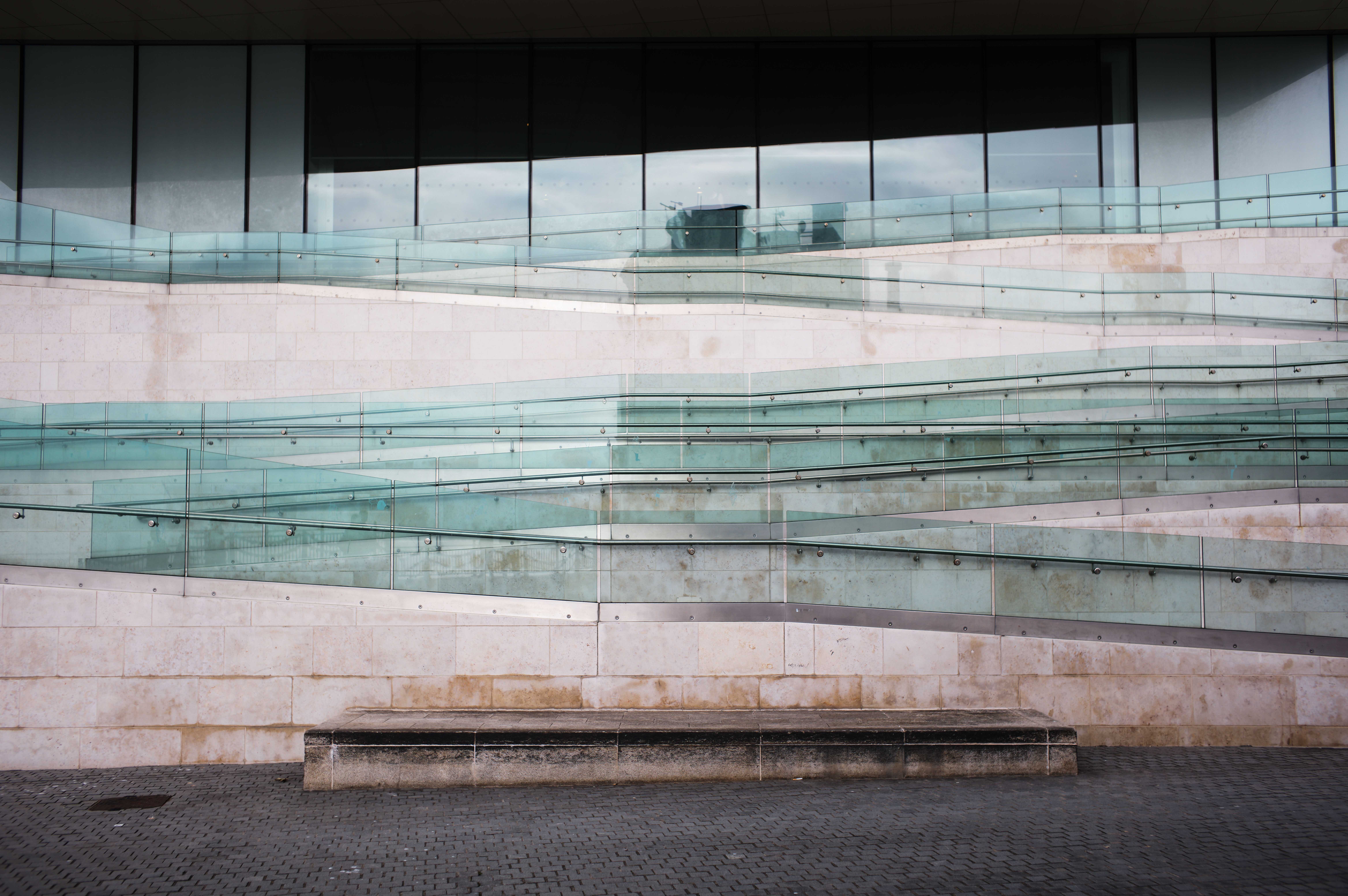 Steps leading up to the museum of Liverpool