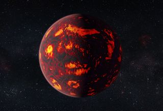 A young world still boasts a molten mantle that can make it easier for a collision to strip off its atmosphere.