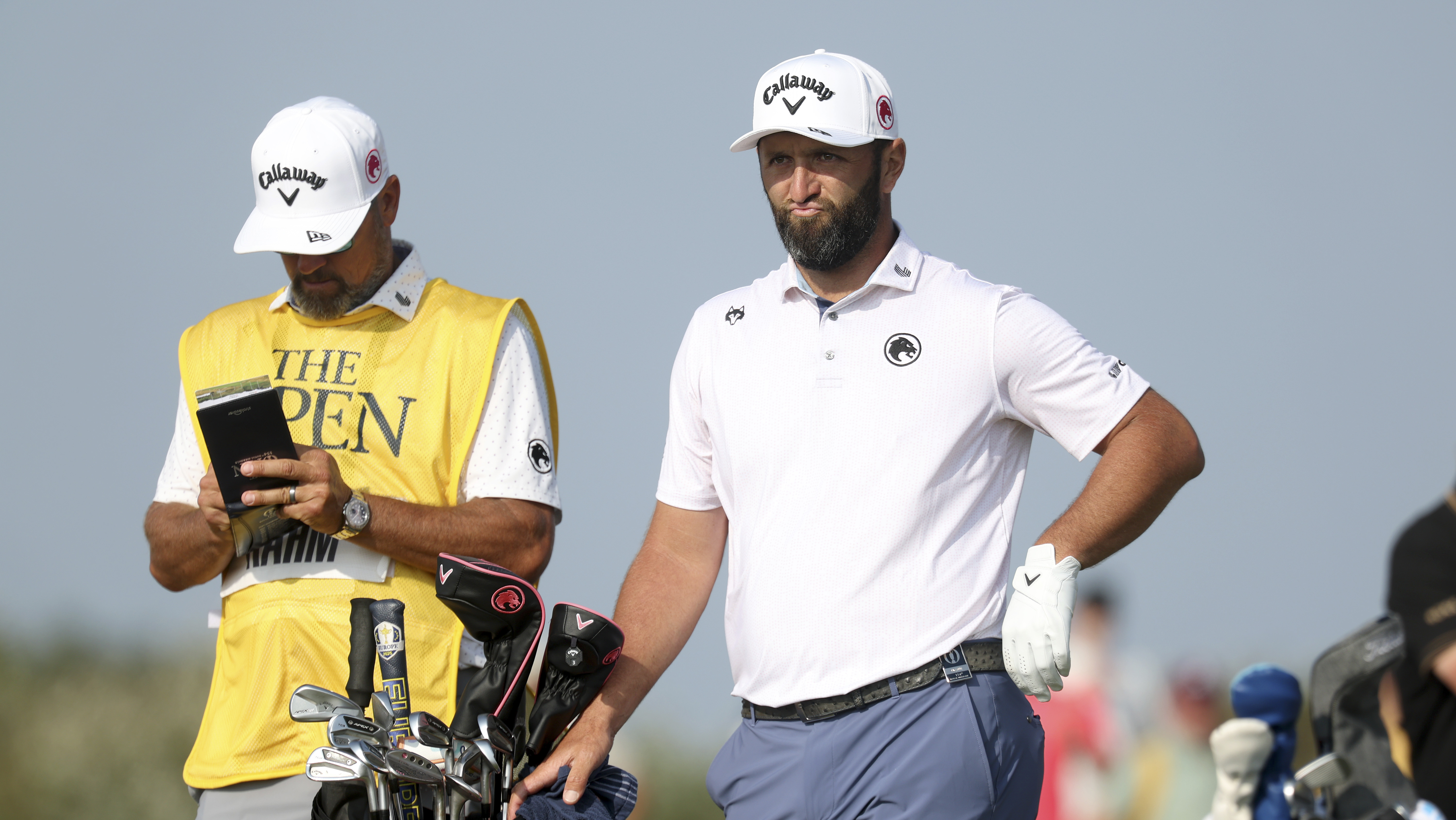 Jon Rahm during the second round of the 2026 Open.
