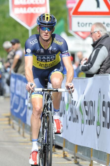 Rory Sutherland (Saxo-Tinkoff) in action at the 2013 Giro d'Italia