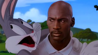 Michael Jordan and Bugs Bunny