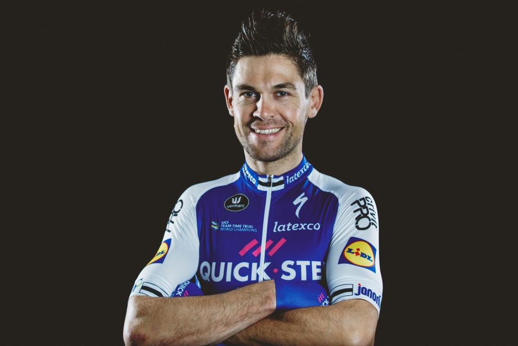 Jack Bauer in the colours of his new Quick-Step Floors team for 2017