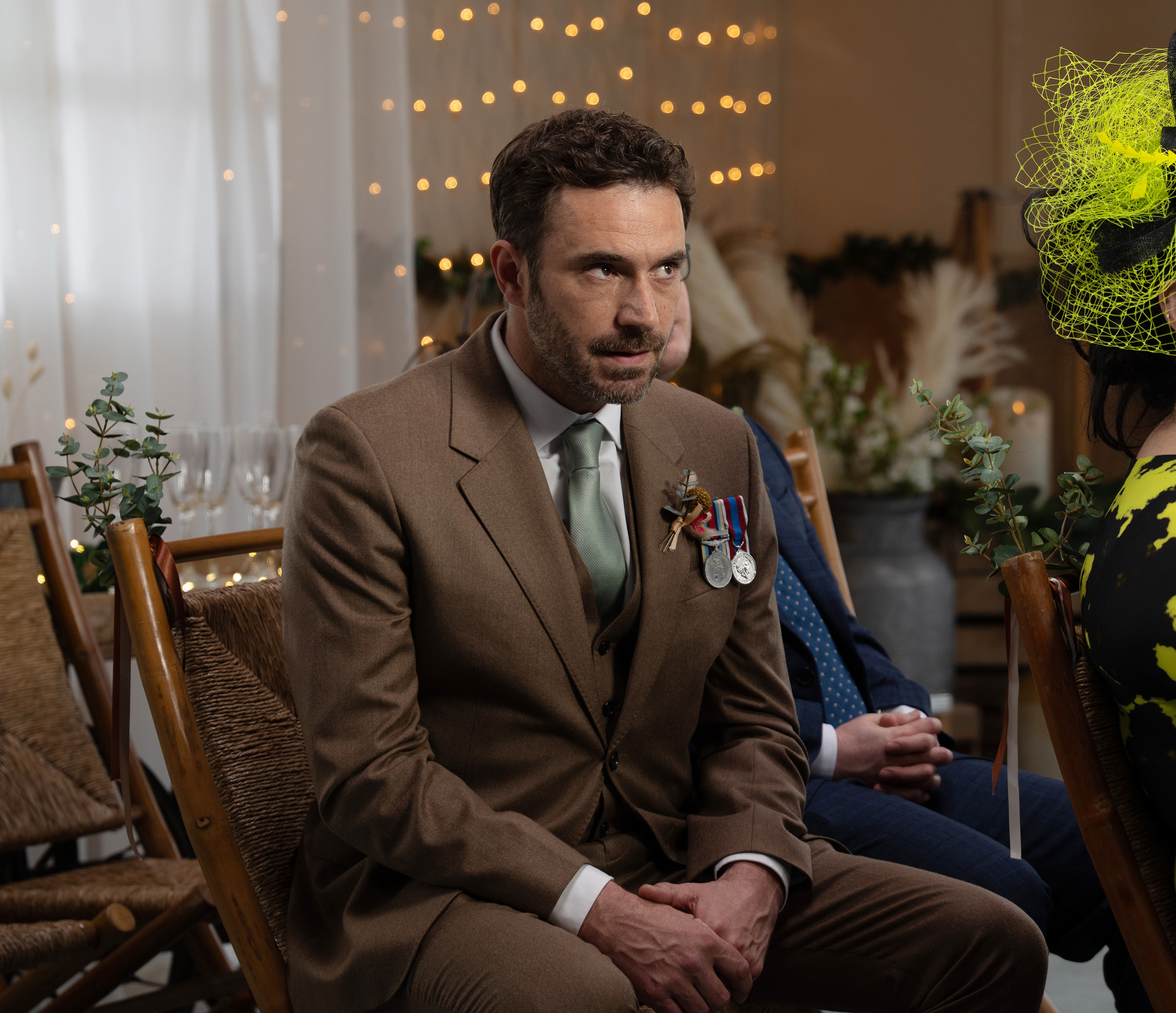 John Sugden on his wedding day