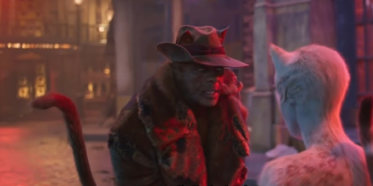 Idris Elba and Francesca Hayward in Cats