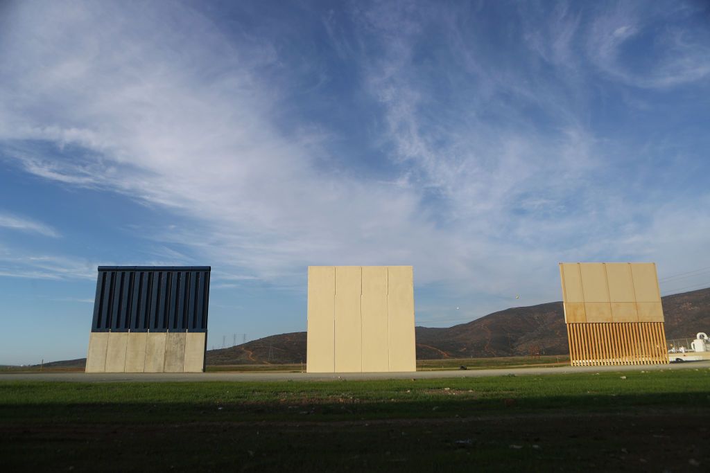 Border wall prototypes