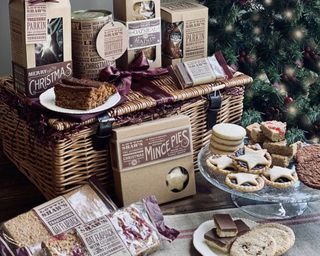 Lottie Shaw's Christmas Basket Hamper Of Baked Treats