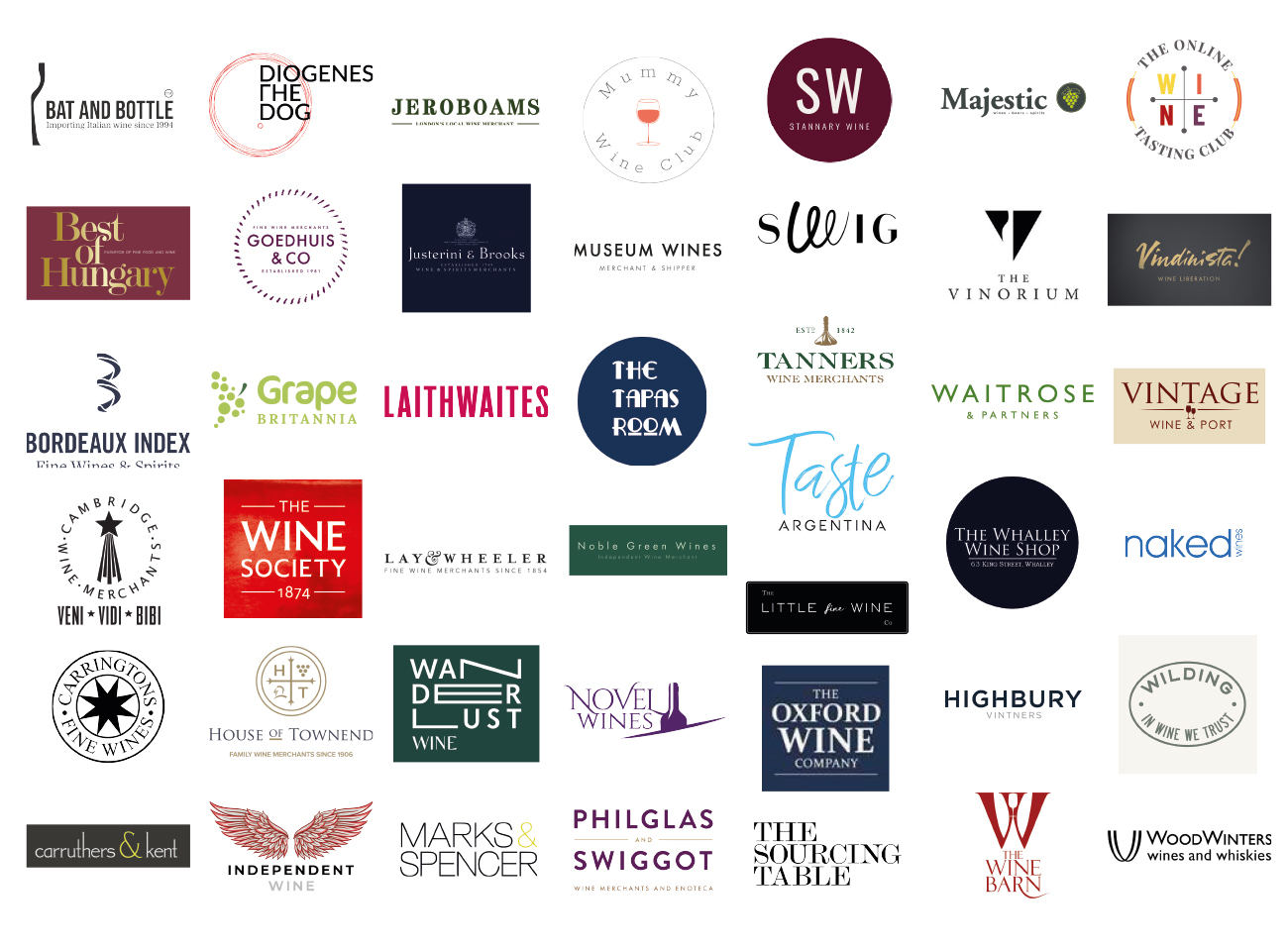 Decanter Retailer Awards 2021 winners logos