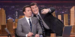 Stephen Colbert And Jimmy Fallon Late Night