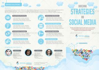 Brochure templates: Social media