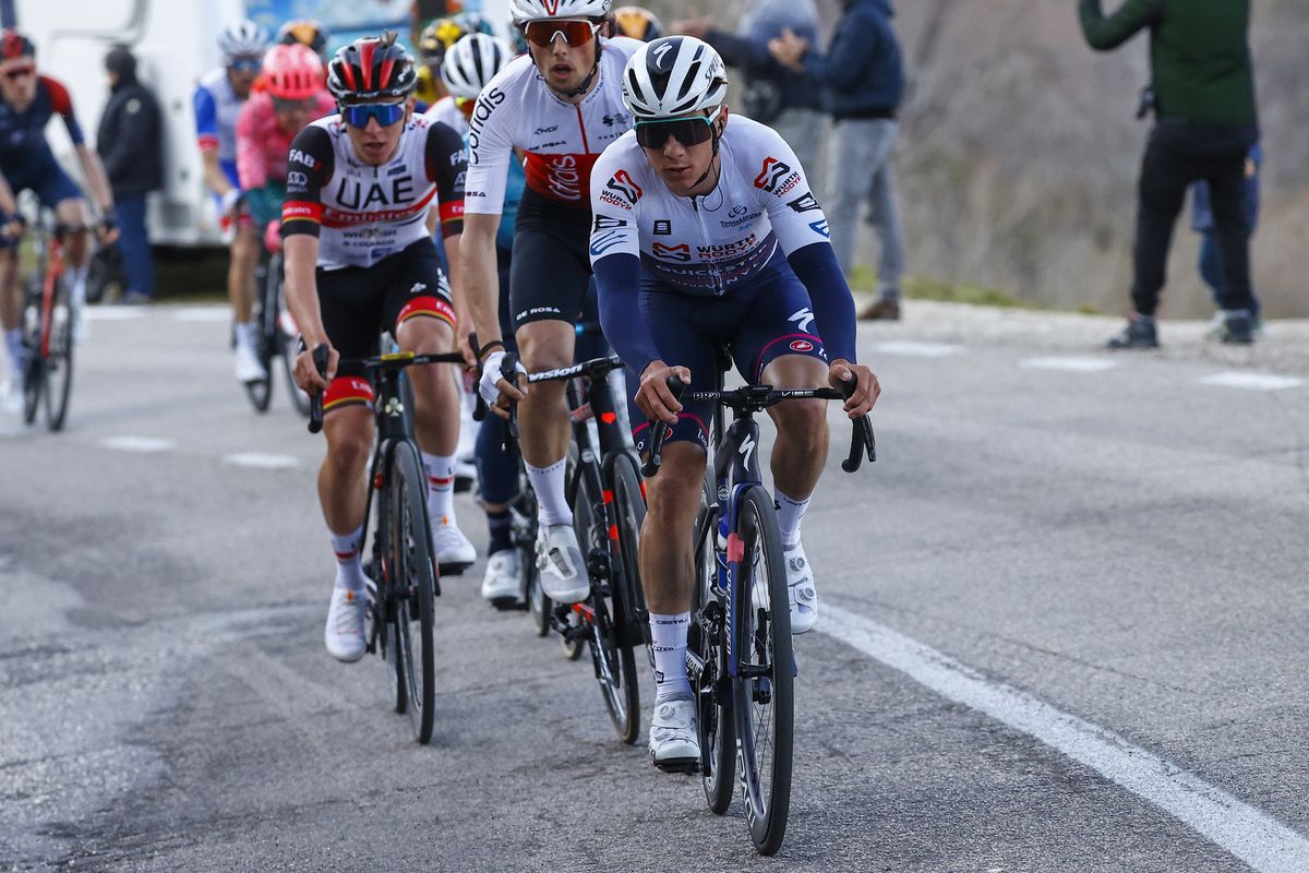 Tirreno Adriatico 2022 - 57th Edition - 4th stage Cascata delle Marmore - Bellante 202 km - 10/03/2022 - Remco Evenepoel (BEL - Quick-Step Alpha Vinyl Team) - photo Luca Bettini/SprintCyclingAgency&Acirc;&copy;2022