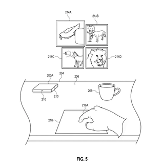 Apple AR trackpad patent