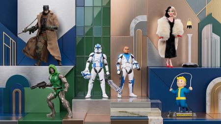 A selection of action figures from Walmart's Collector Con event.