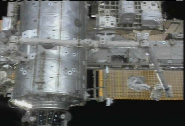 NASA: Spacewalk Clears Path for ISS Construction