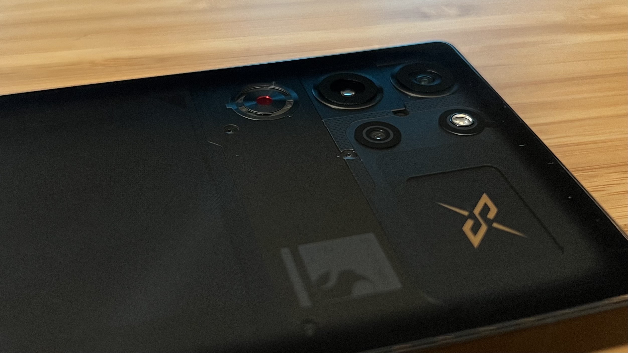 Close up on camera system of RedMagic 10S Pro gaming phone