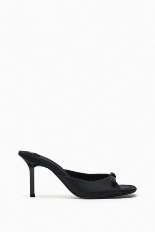Best mules: Zara Heeled Mules with Bow 
