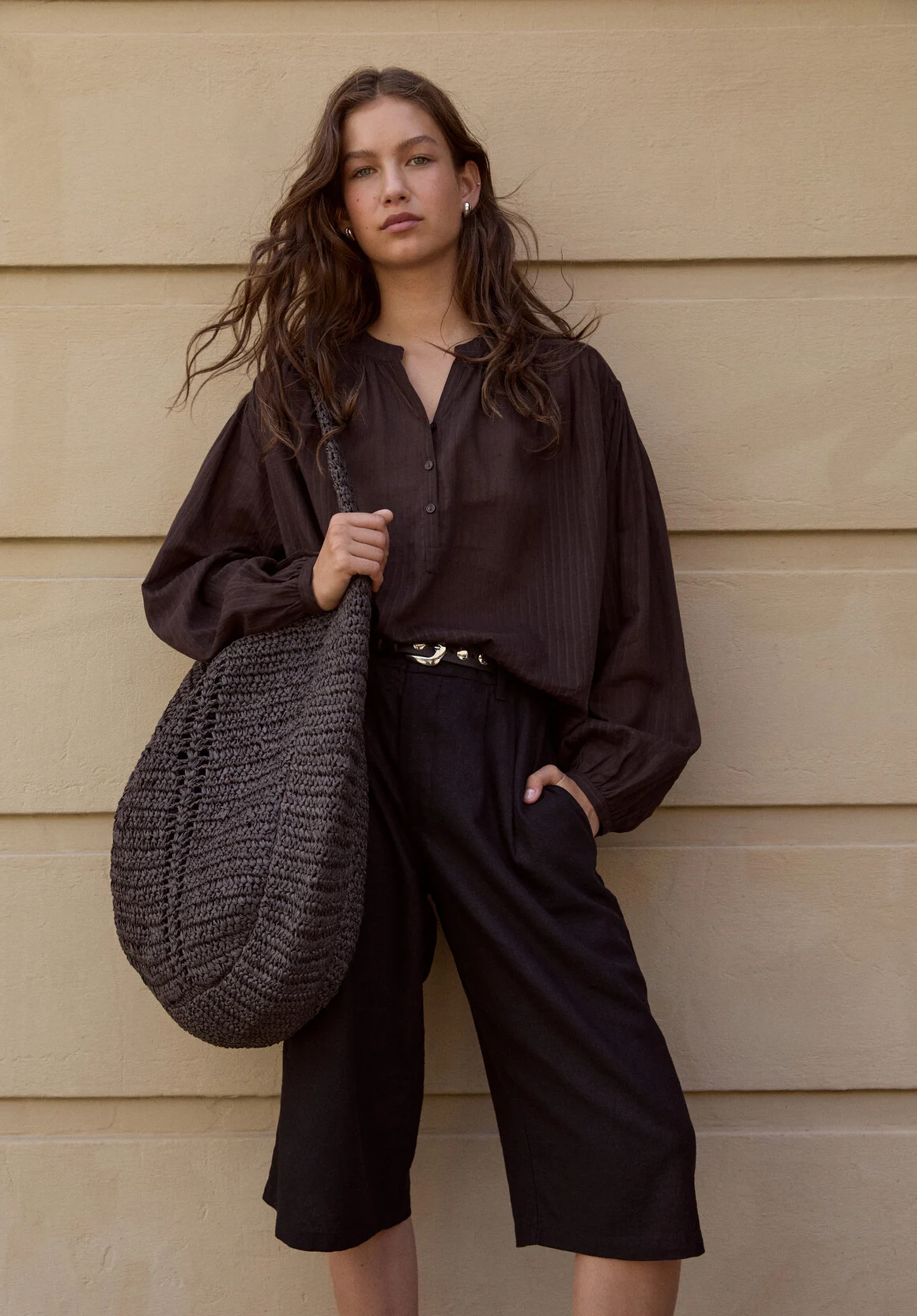 Linen Blend Lya Bermuda Shorts