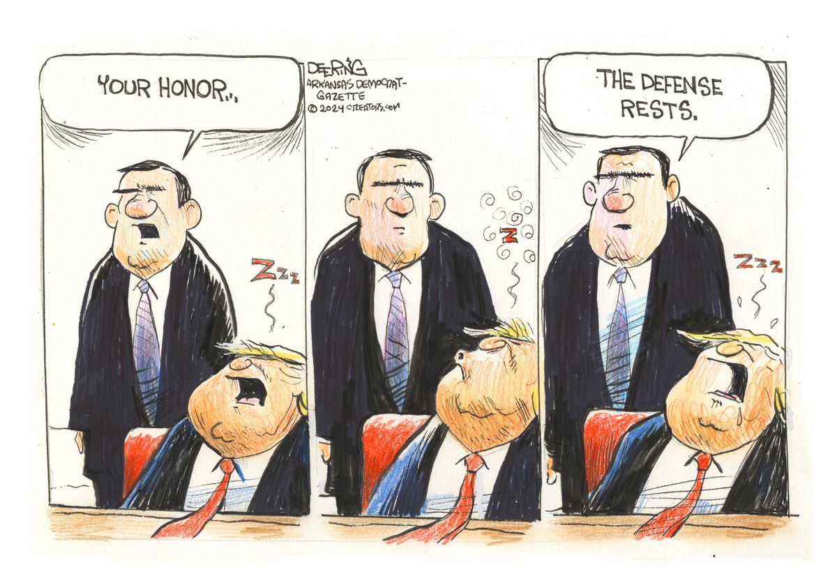 5 courtroom cartoons about the end of Trump's hush money trial | The Week