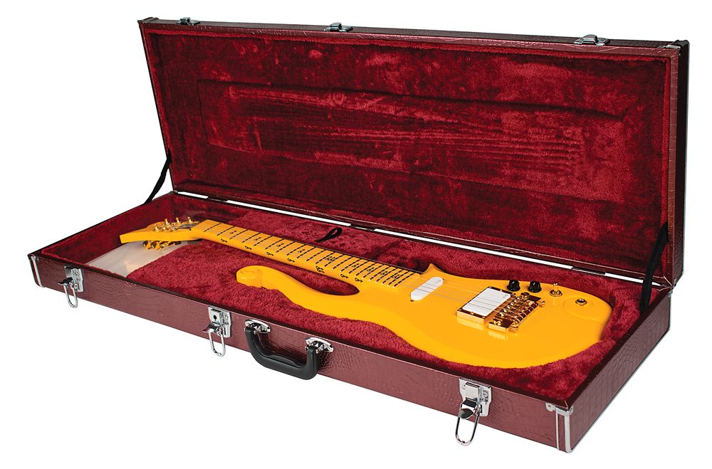 Prince yellow cloud guitar auction