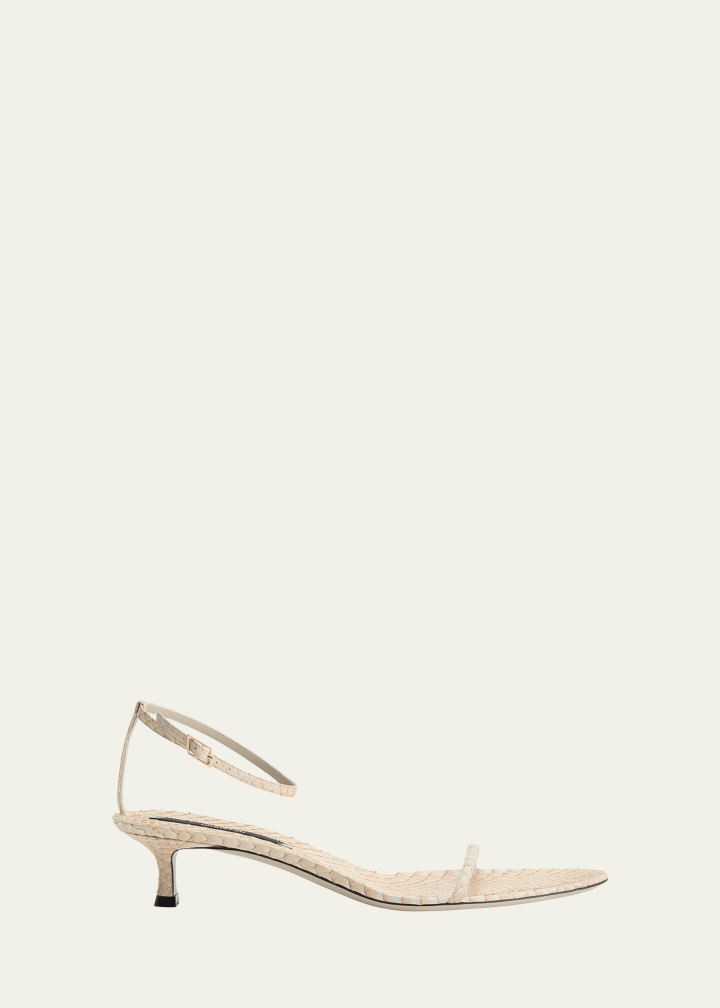 Python Ankle-Strap Sandals