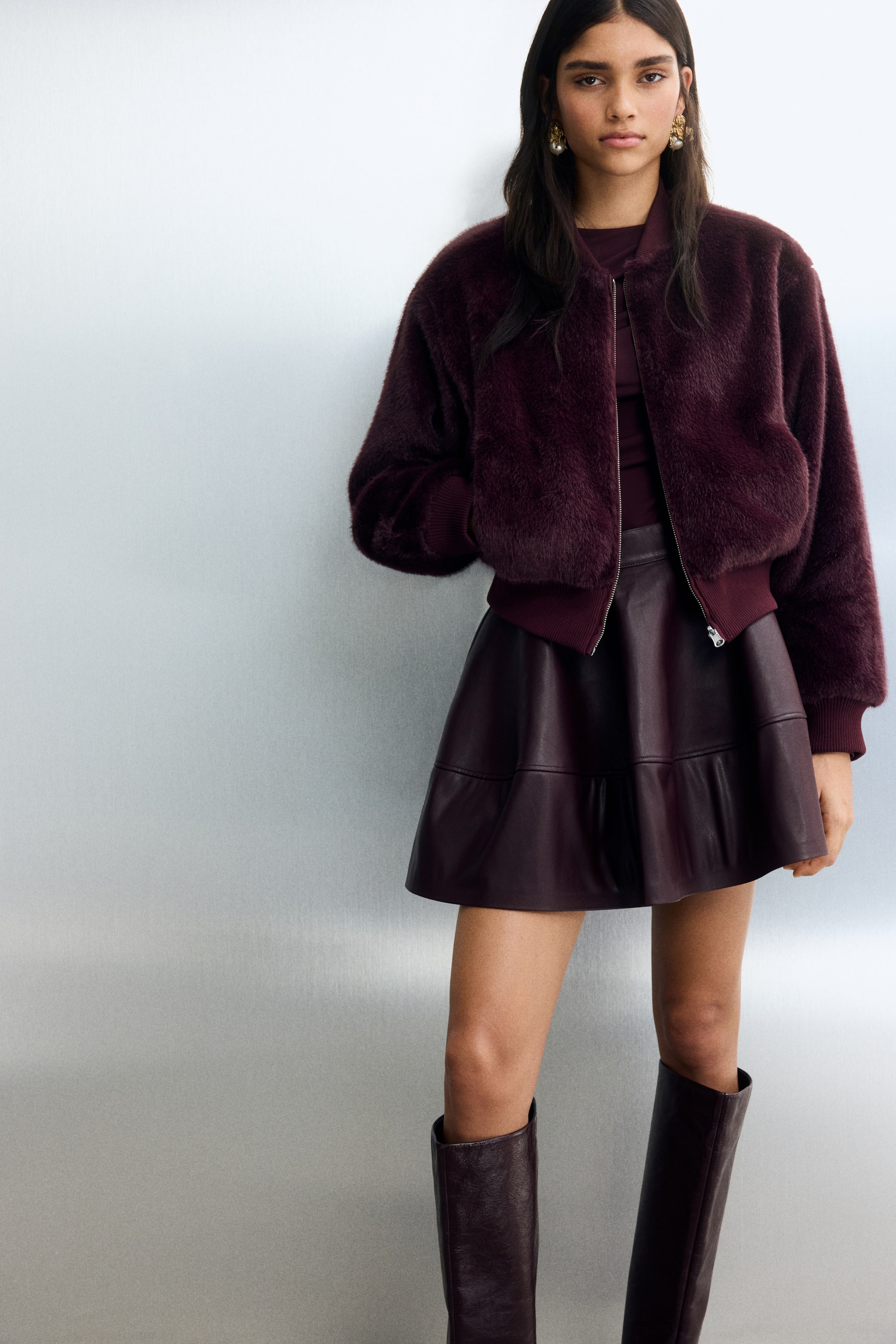 Reversible Bomber Jacket - Black