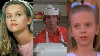 Reese Witherspoon in The Man in the Moon, Nicolas Cage in Fast Times at Ridgemont High and Scarlett Johansson in North