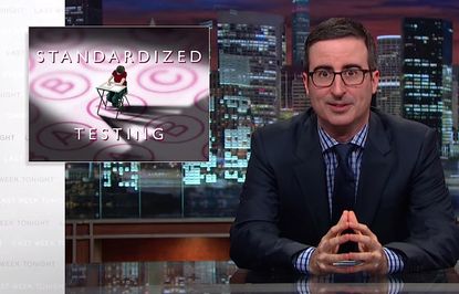 John Oliver slams standardized-testing mania