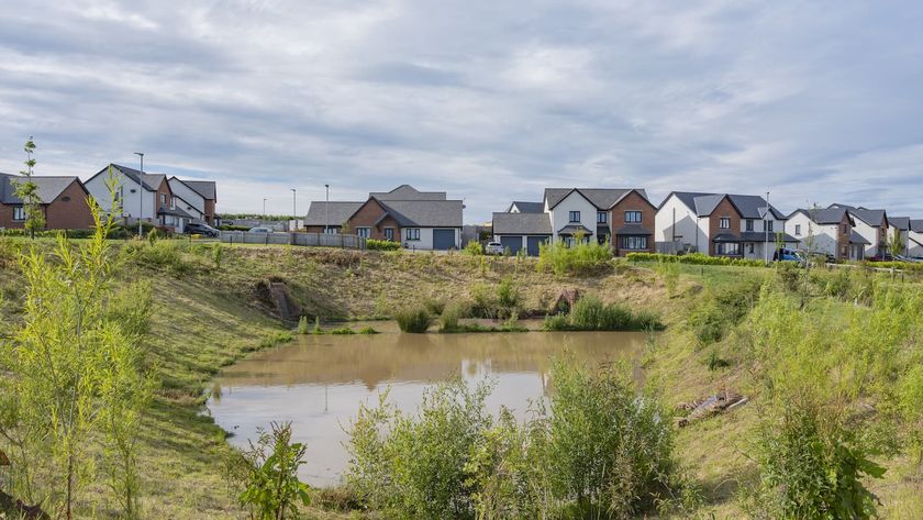 New housing developments on the outskirts of Barrow-In-Furness, UK